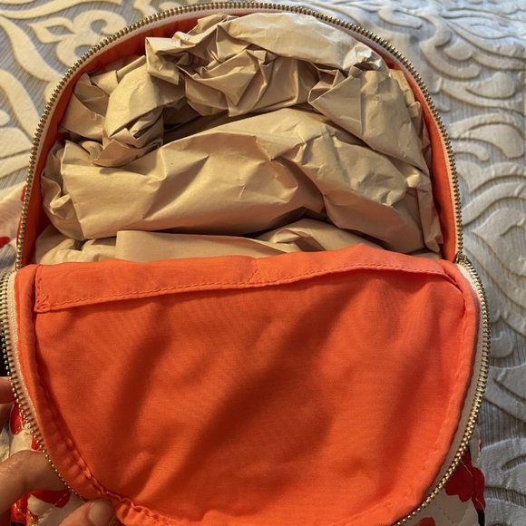 NWT Nanette Lepore Nylon Print Mini Backpack Poppy - Picture 6 of 8